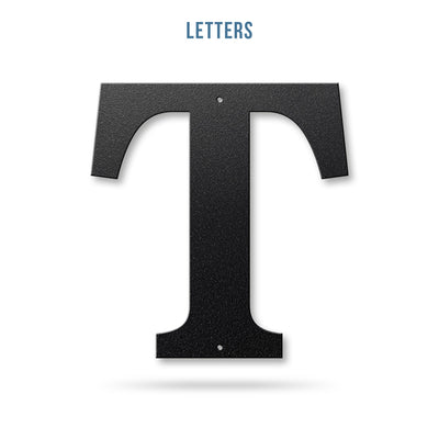 Metal House Numbers and Letters (12") – Individual Address Symbols and Characters for Home or Business
