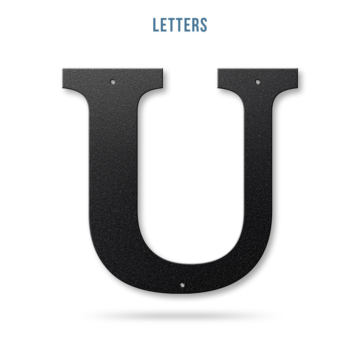 Metal House Numbers and Letters (12") – Individual Address Symbols and Characters for Home or Business