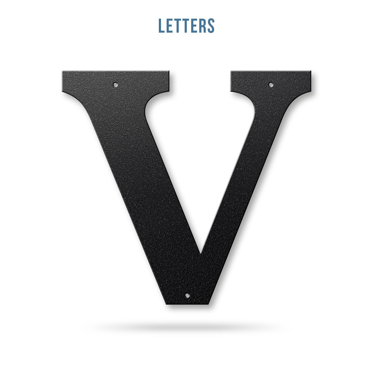 Metal House Numbers and Letters (4" and 6") – Individual Address Symbols and Characters for Home or Business