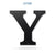Metal House Numbers and Letters (12") – Individual Address Symbols and Characters for Home or Business