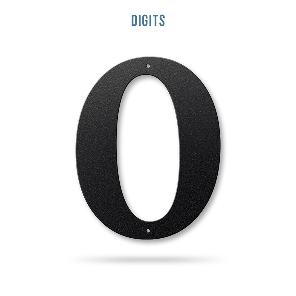 Metal Address Digits and Letters – Individual Address Symbols and ...