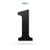 Metal House Numbers and Letters (12") – Individual Address Symbols and Characters for Home or Business