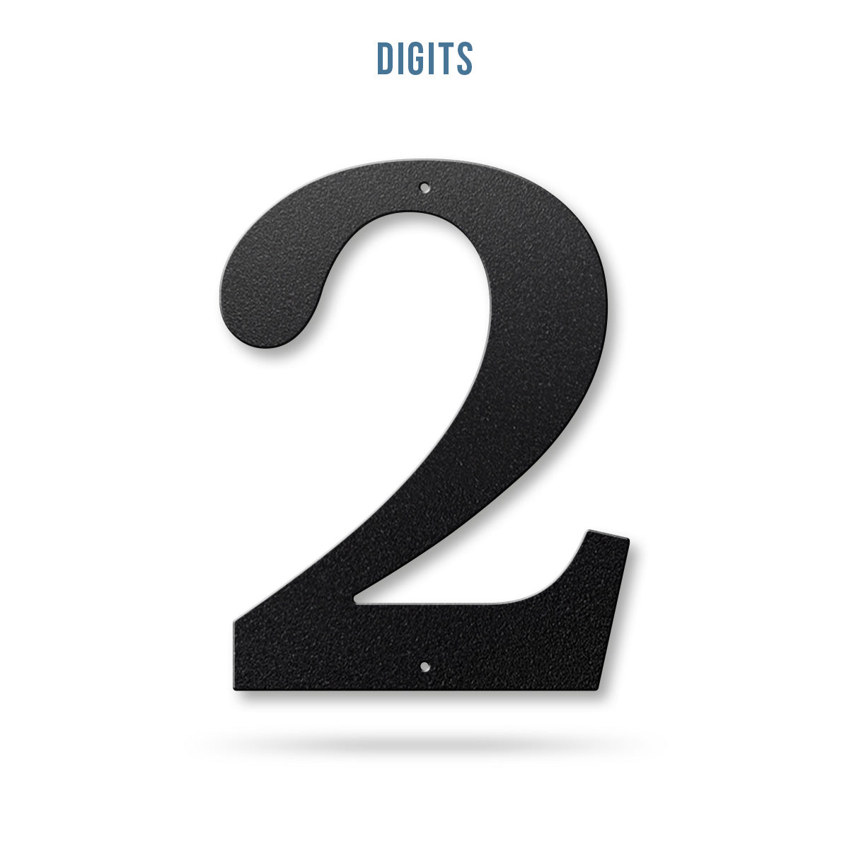 Metal House Numbers and Letters (12") – Individual Address Symbols and Characters for Home or Business