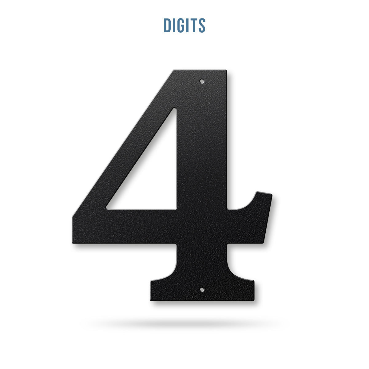 Metal House Numbers and Letters (4" and 6") – Individual Address Symbols and Characters for Home or Business