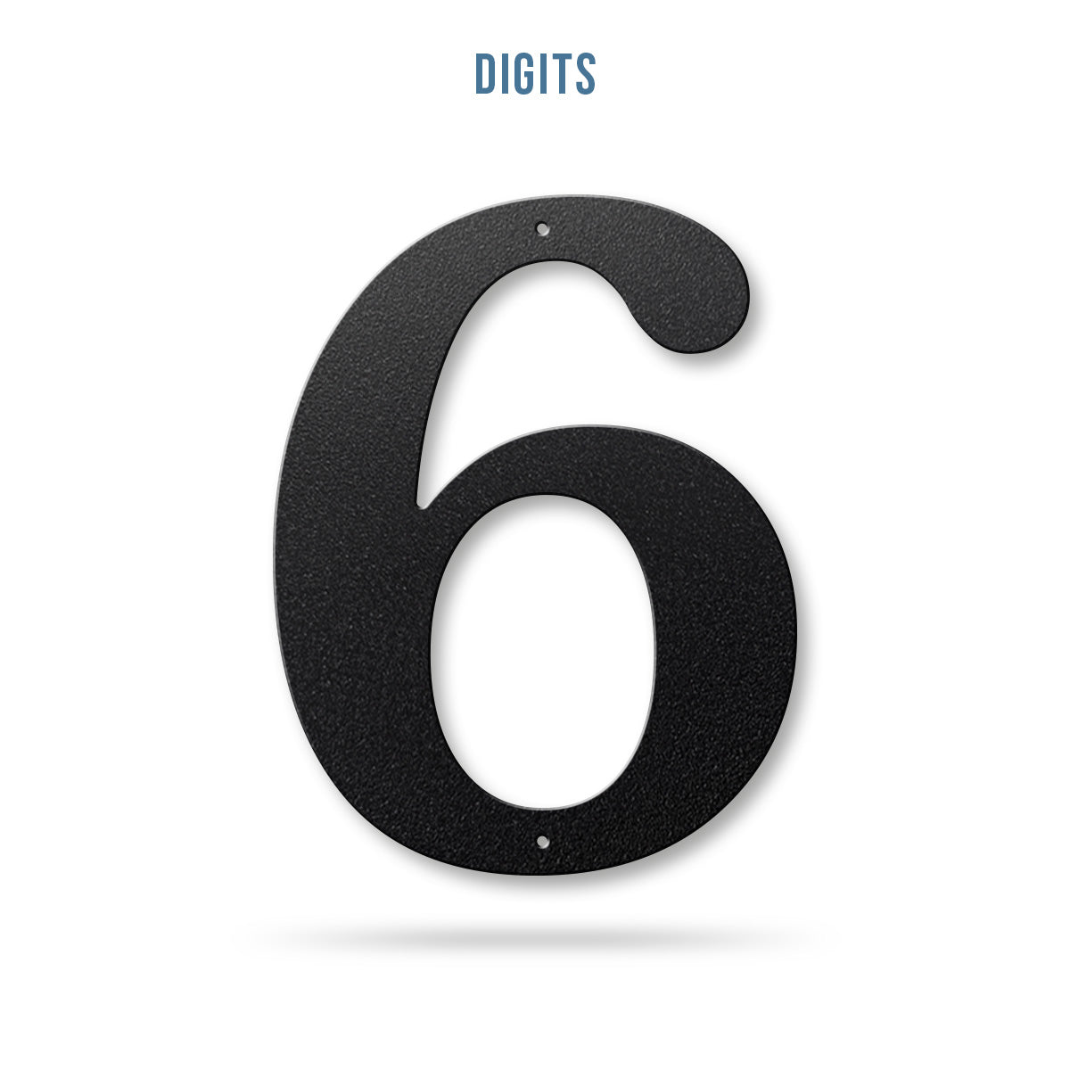 Metal House Numbers and Letters (12") – Individual Address Symbols and Characters for Home or Business