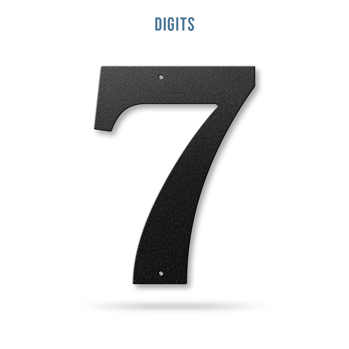Metal House Numbers and Letters (12") – Individual Address Symbols and Characters for Home or Business