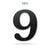 Metal House Numbers and Letters (12") – Individual Address Symbols and Characters for Home or Business