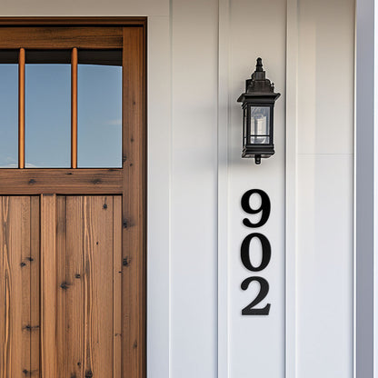 Metal House Numbers and Letters (12") – Individual Address Symbols and Characters for Home or Business - RealSteel Center