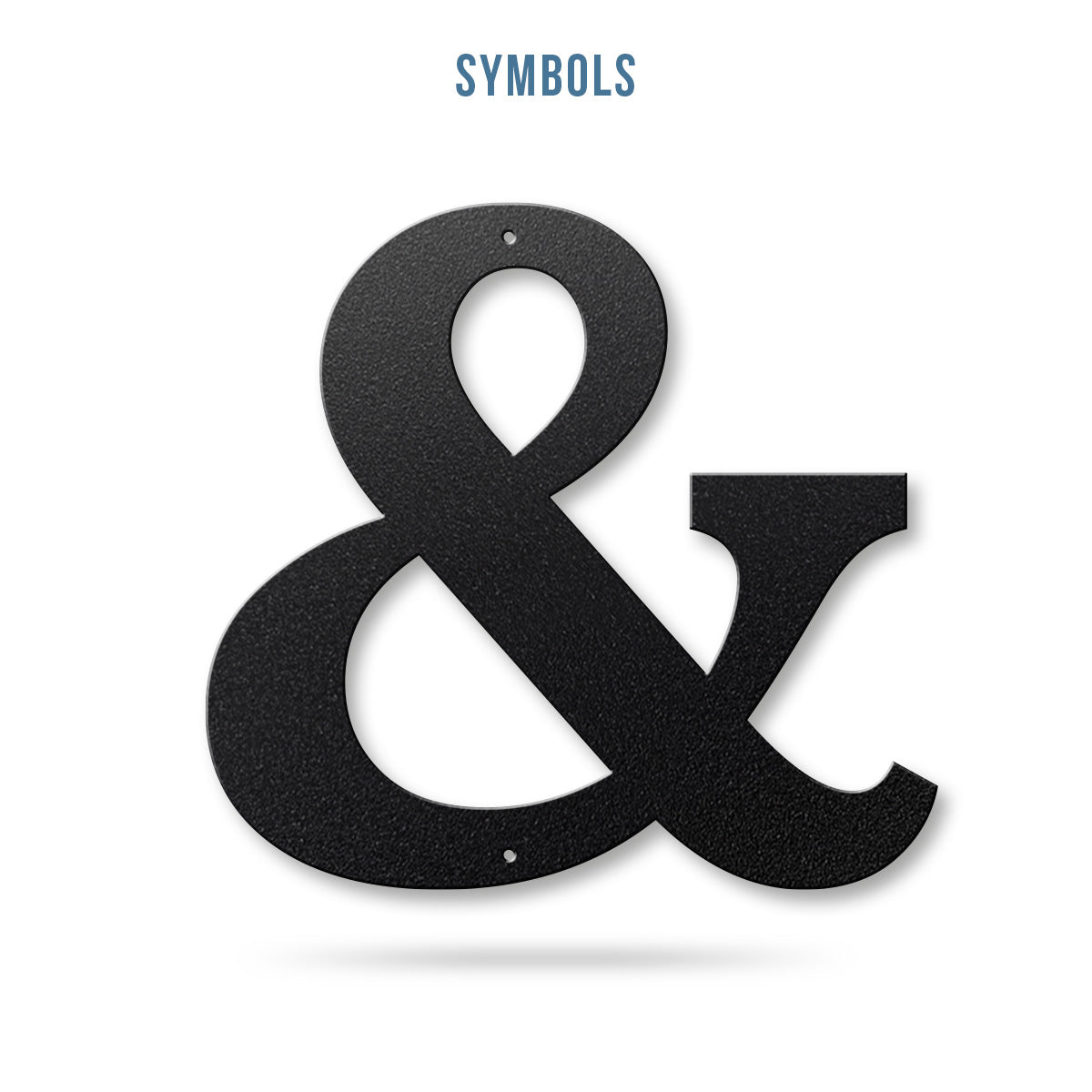 Metal House Numbers and Letters (4" and 6") – Individual Address Symbols and Characters for Home or Business