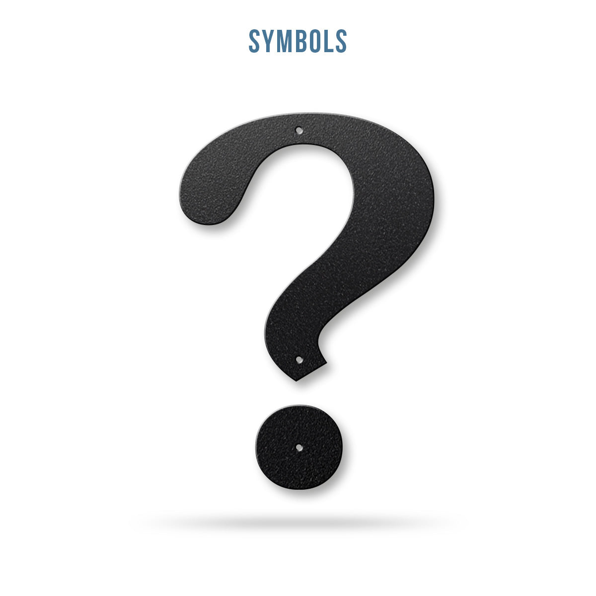 Metal House Numbers and Letters (4" and 6") – Individual Address Symbols and Characters for Home or Business