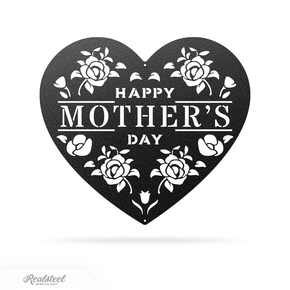 Mother's Day Heartwarming Wishes 124x14 / Black - RealSteel Center