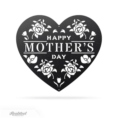 Mother's Day Heartwarming Wishes 124x14 / Black - RealSteel Center