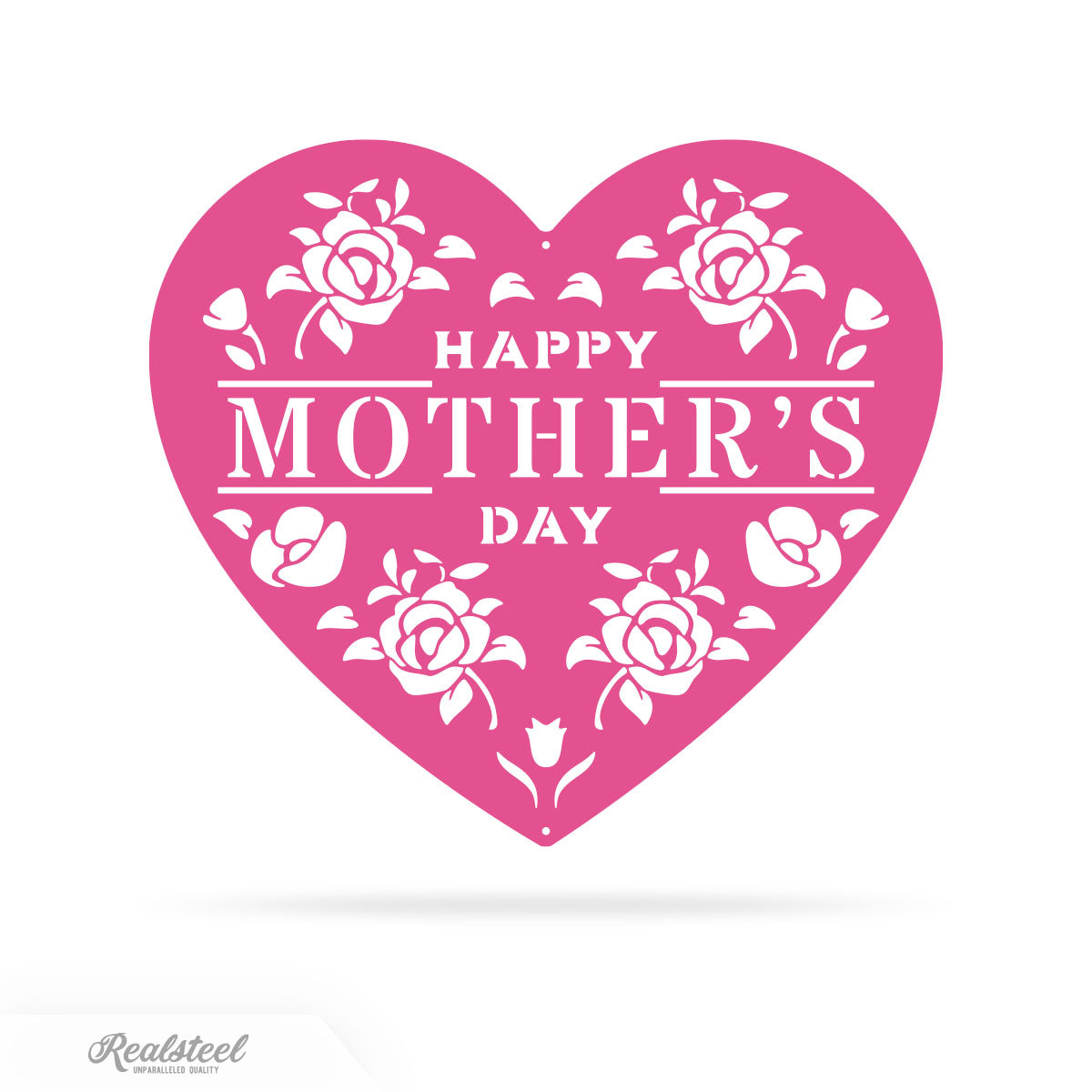 Mother's Day Heartwarming Wishes 124x14 / Pink - RealSteel Center