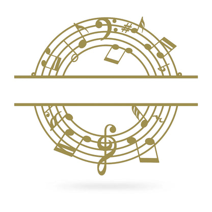 Musical Monogram 18" / Gold - RealSteel Center