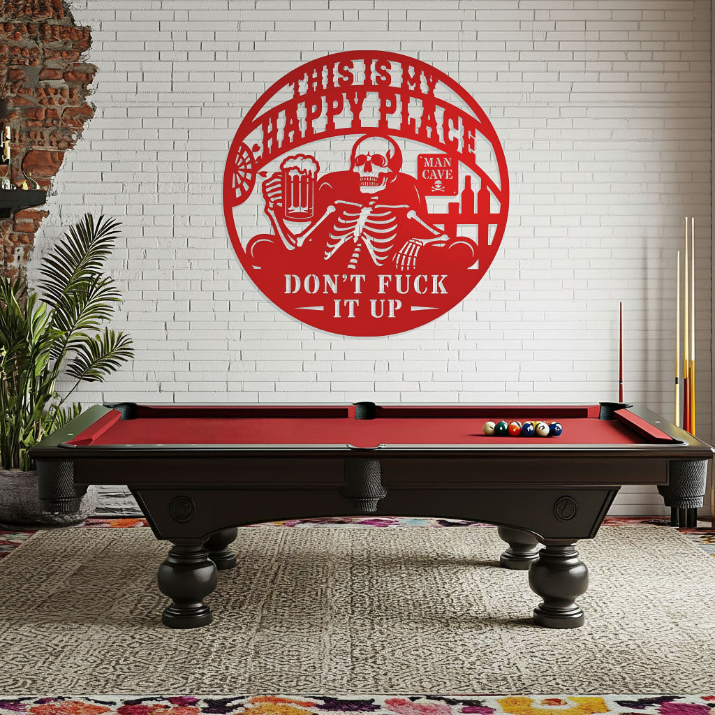 My Happy Place Man Cave