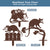 Garden Art - Opossums Garden Stake Set