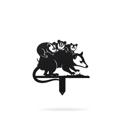 Garden Art - Opossums Garden Stake Set - RealSteel Center