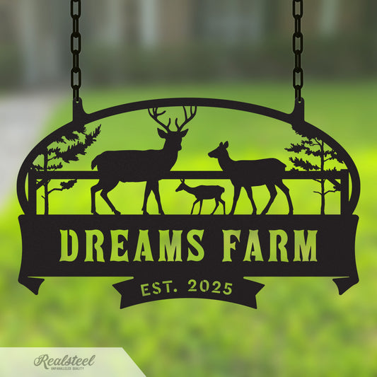 Deer Family Farm Monogram - RealSteel Center