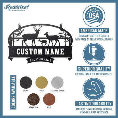 Deer Family Farm Monogram - RealSteel Center