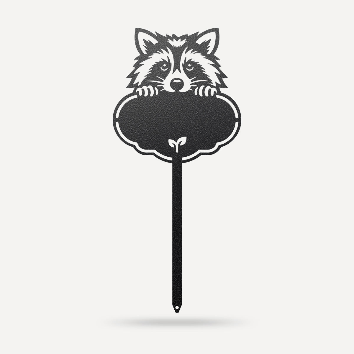 Custom Rocky the Raccoon Seed & Plant Markers 6 x 13 / Black / Sprout - RealSteel Center