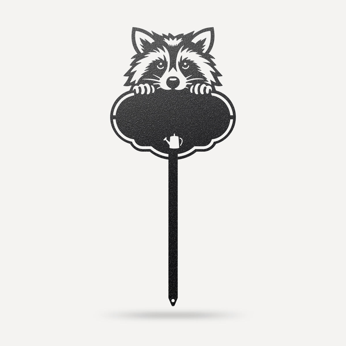 Custom Rocky the Raccoon Seed & Plant Markers 6 x 13 / Black / Watering Can - RealSteel Center