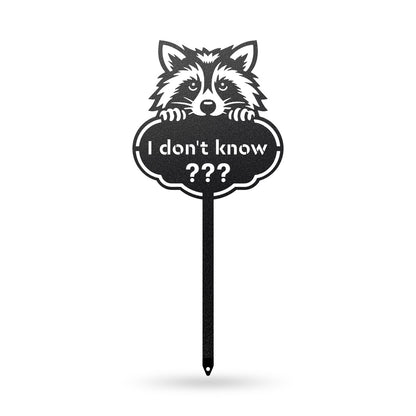 Rocky the Raccoon Seed & Plant Markers