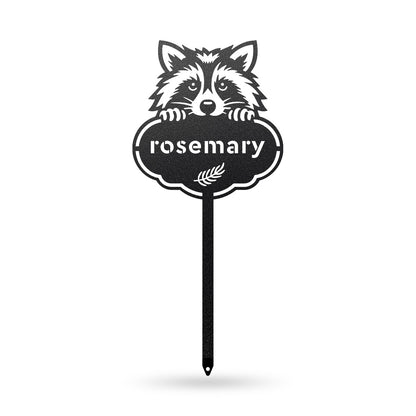 Rocky the Raccoon Seed & Plant Markers