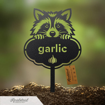 Rocky the Raccoon Seed & Plant Markers - RealSteel Center