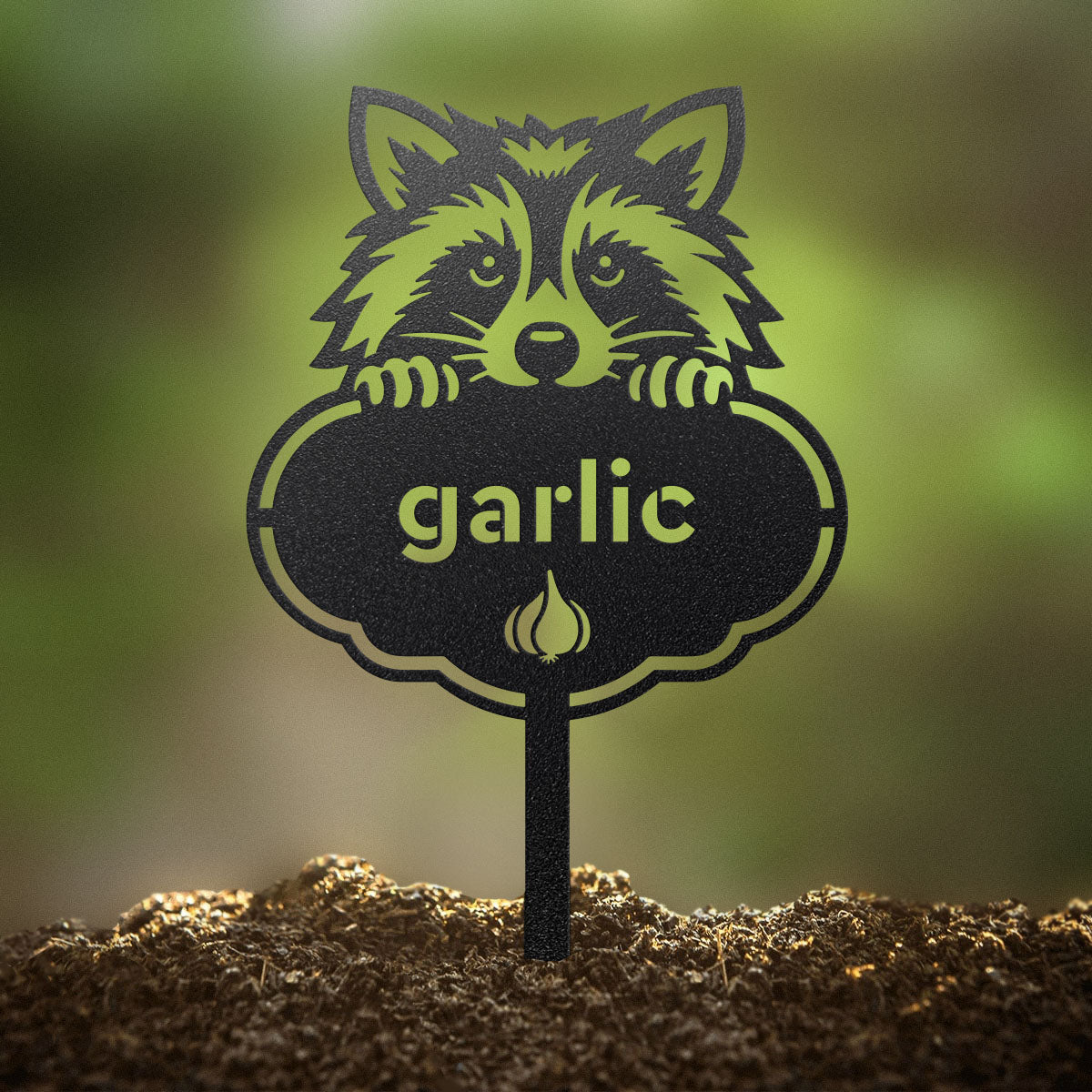 Rocky the Raccoon Seed & Plant Markers - RealSteel Center