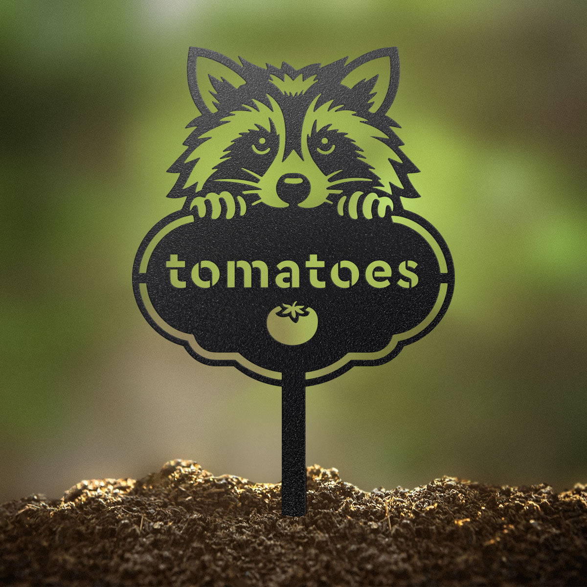 Rocky the Raccoon Seed & Plant Markers - RealSteel Center