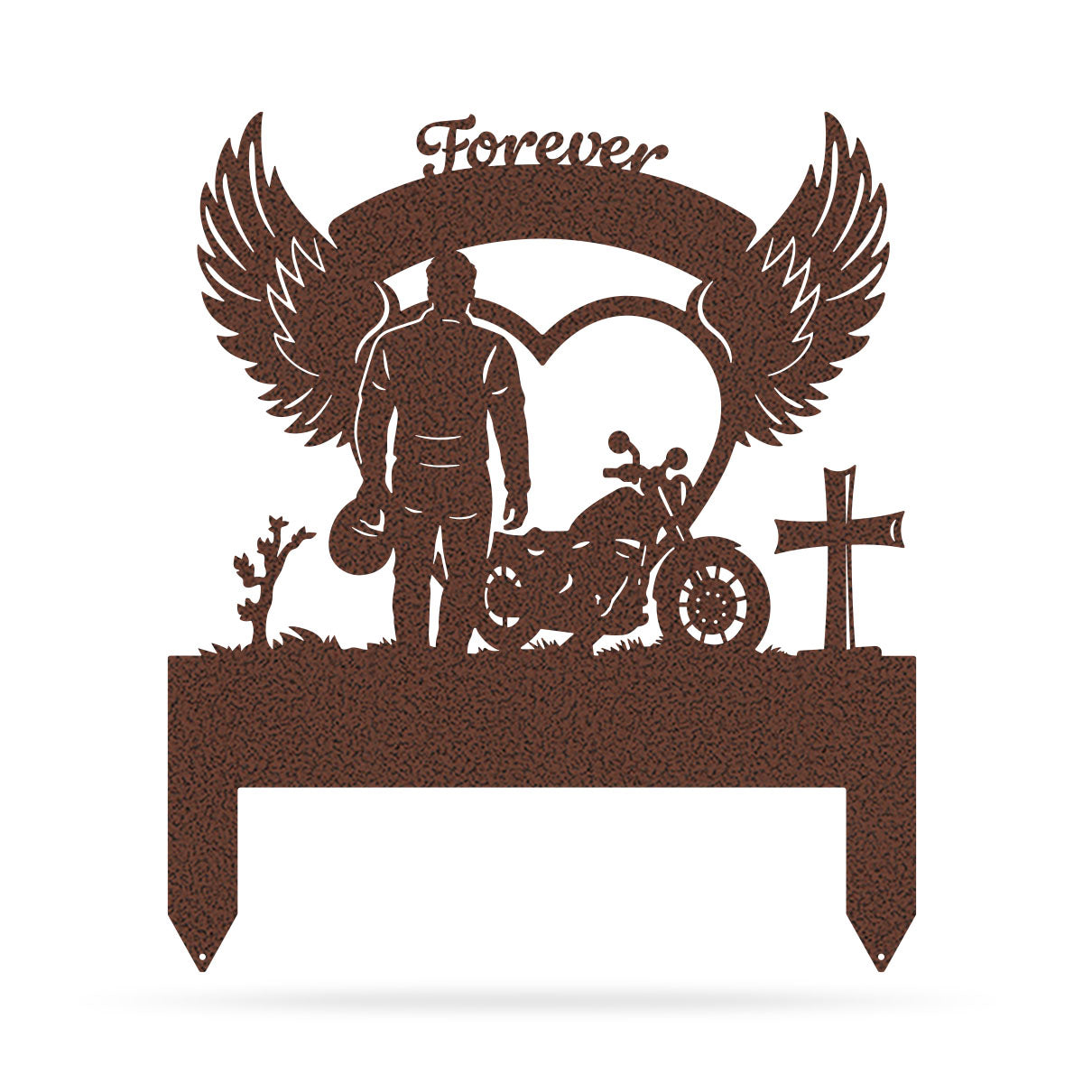 Memorial Stakes - Ride Forever Metal Memorial Sign V2-21”x 24" / Penny Vein - RealSteel Center