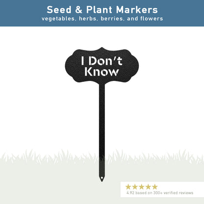 Seed & Plant Markers
