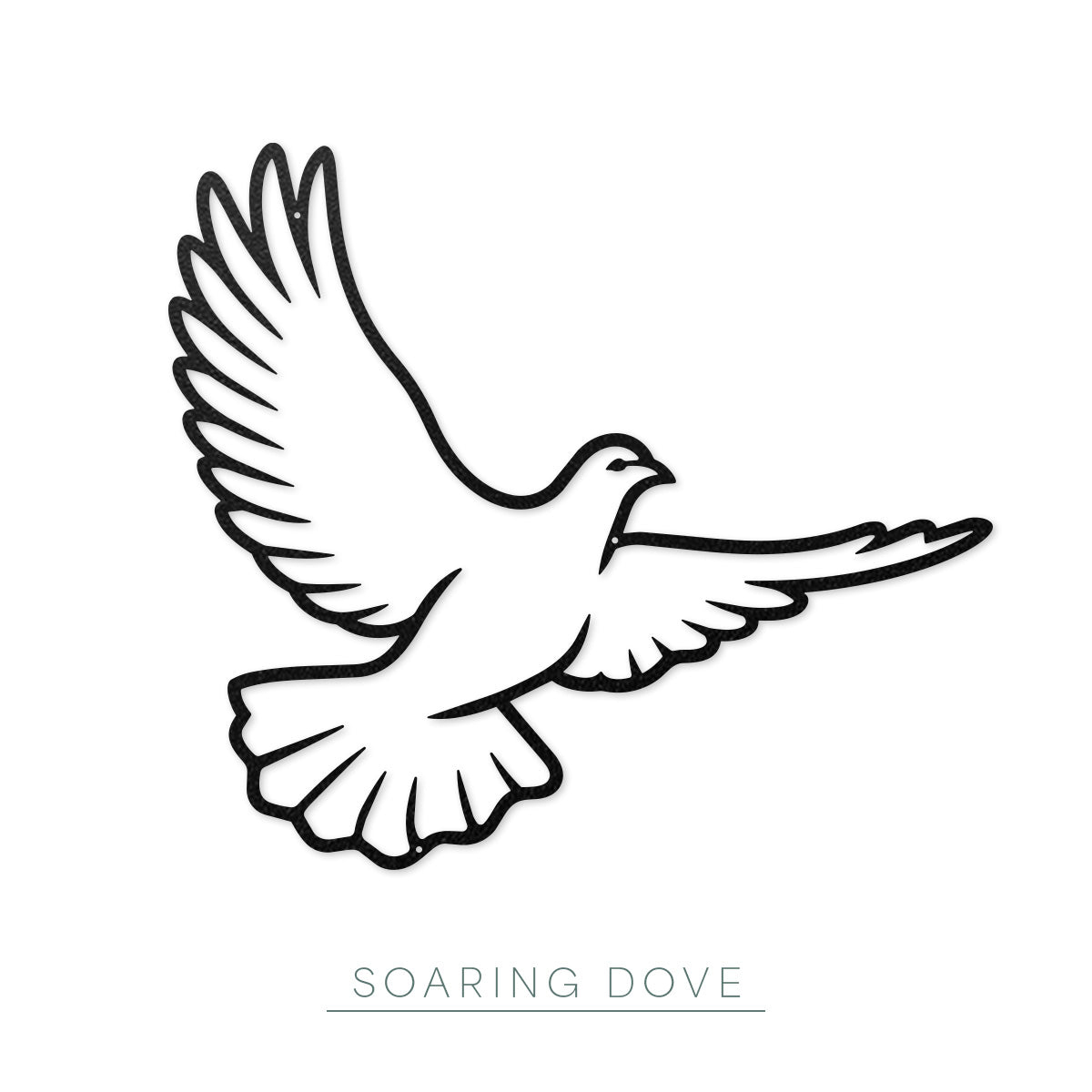 Flying Doves Metal Wall Art