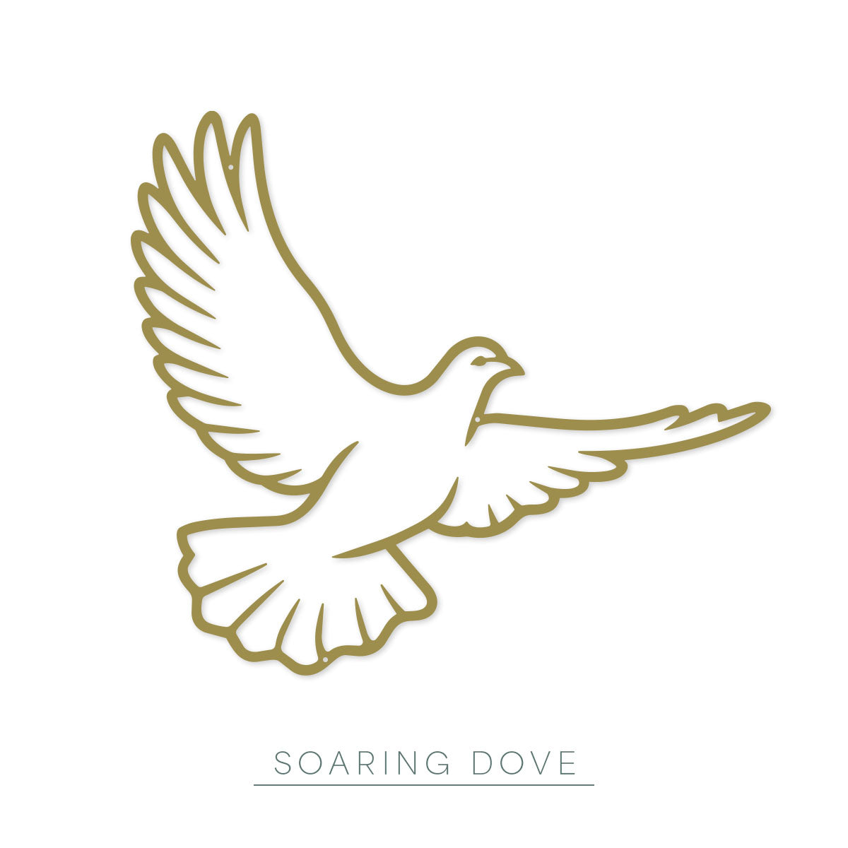 Flying Doves Metal Wall Art