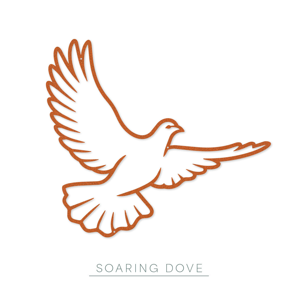 Flying Doves Metal Wall Art