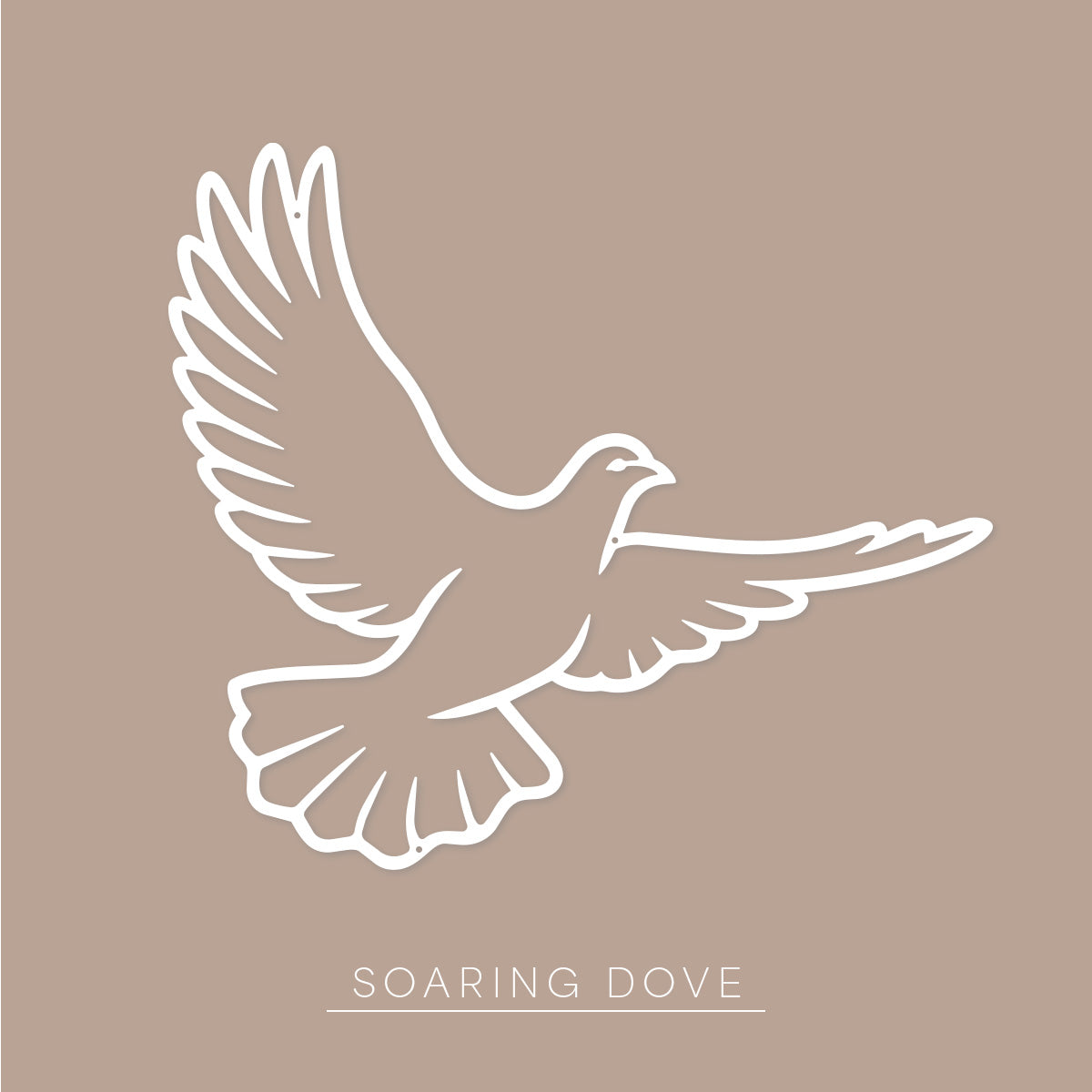 Flying Doves Metal Wall Art