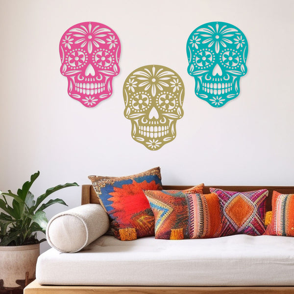 Sugar Skull Wall Art - RealSteel Center
