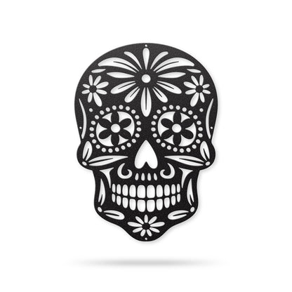 Sugar Skull Wall Art 8.6"x12" / Black - RealSteel Center