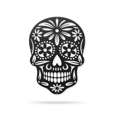 Sugar Skull Wall Art 8.6"x12" / Black - RealSteel Center