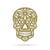 Sugar Skull Wall Art 8.6"x12" / Gold - RealSteel Center