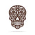 Sugar Skull Wall Art 8.6"x12" / Penny Vein - RealSteel Center