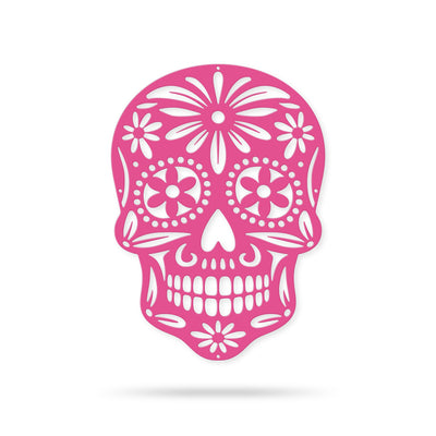 Sugar Skull Wall Art 8.6"x12" / Pink - RealSteel Center