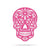 Sugar Skull Wall Art 8.6"x12" / Pink - RealSteel Center