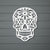 Sugar Skull Wall Art 8.6"x12" / White - RealSteel Center