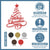 Swirly Christmas Tree Wall Decor - RealSteel Center