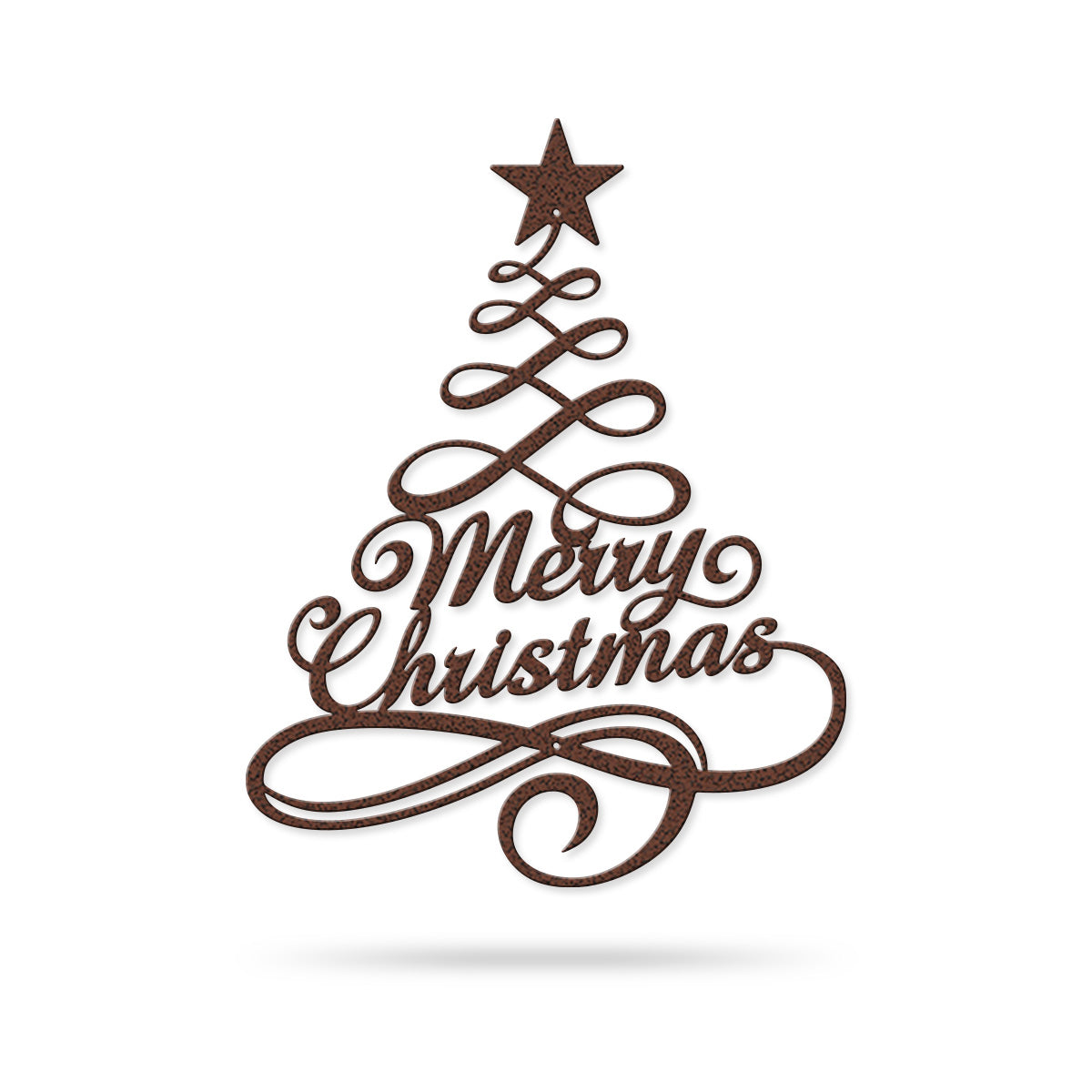 Swirly Christmas Tree Wall Decor 11” x 14” / Penny Vein - RealSteel Center