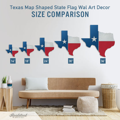 Texas Map Flag - RealSteel Center
