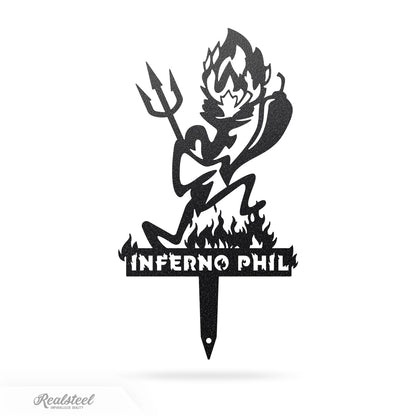 The Inferno Phil Stake 6 x 11 / Black - RealSteel Center