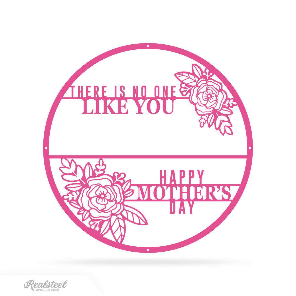 There is No One Like You Monogram 18" / Pink - RealSteel Center