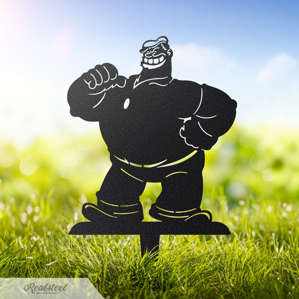 Garden Art -Popeye Stake-Set 1 - RealSteel Center